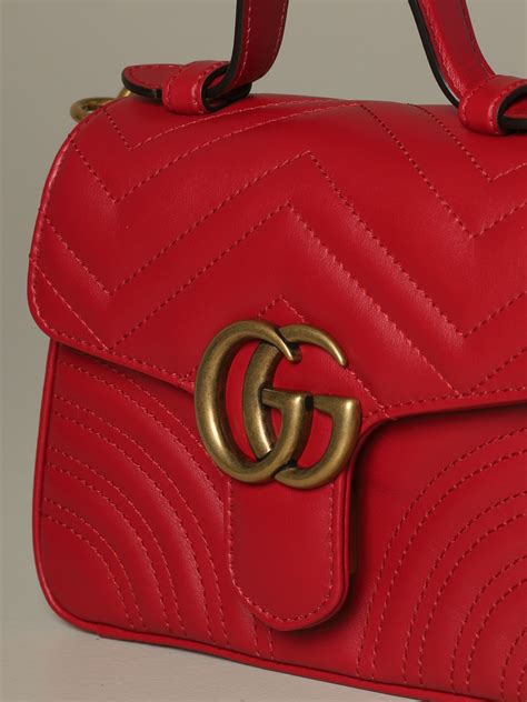 red gucci cross body|red Gucci crossbody bag.